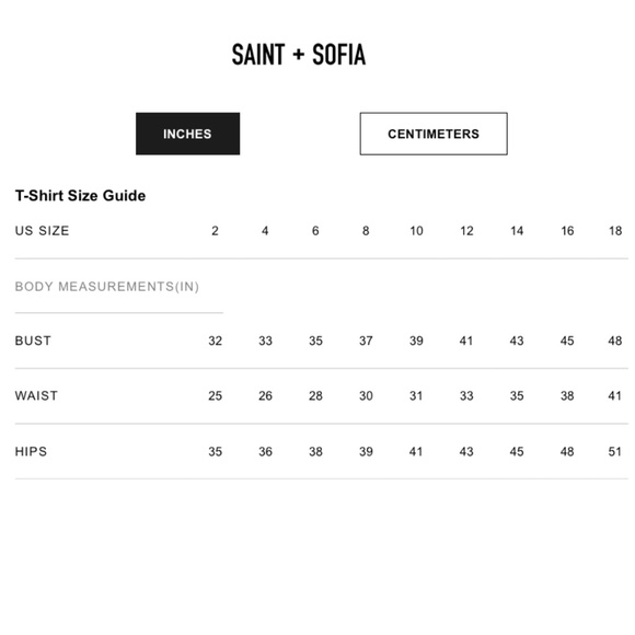 Saint + Sofia Rowan Tee - Black - Molten. Size S - Picture 8 of 9